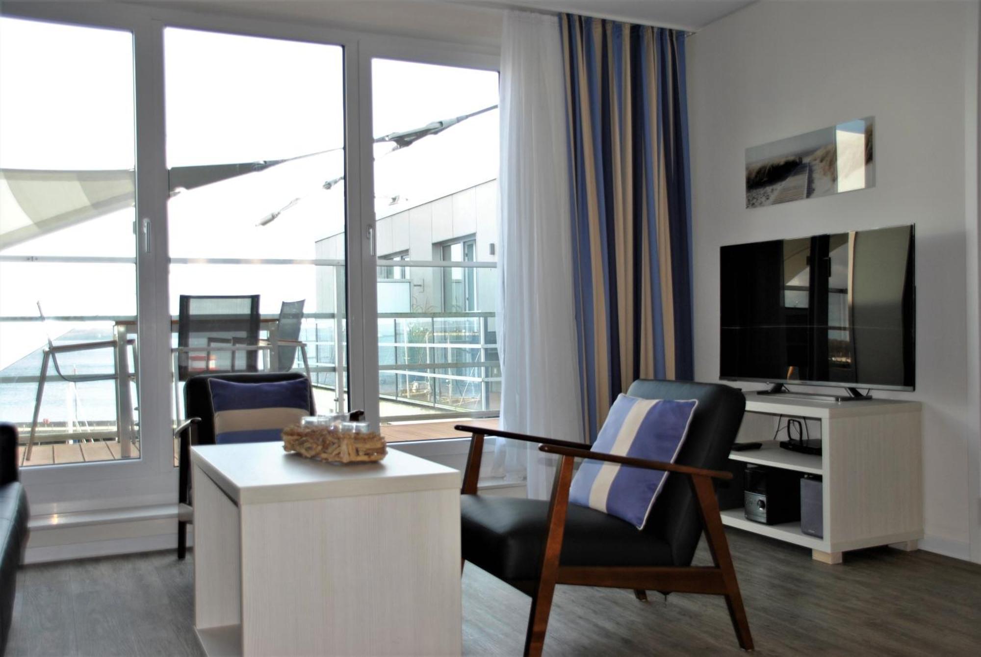 Apartment 42 "Segler", Mit Sauna, Blickrichtung Offene See Eckernförde Eksteriør bilde